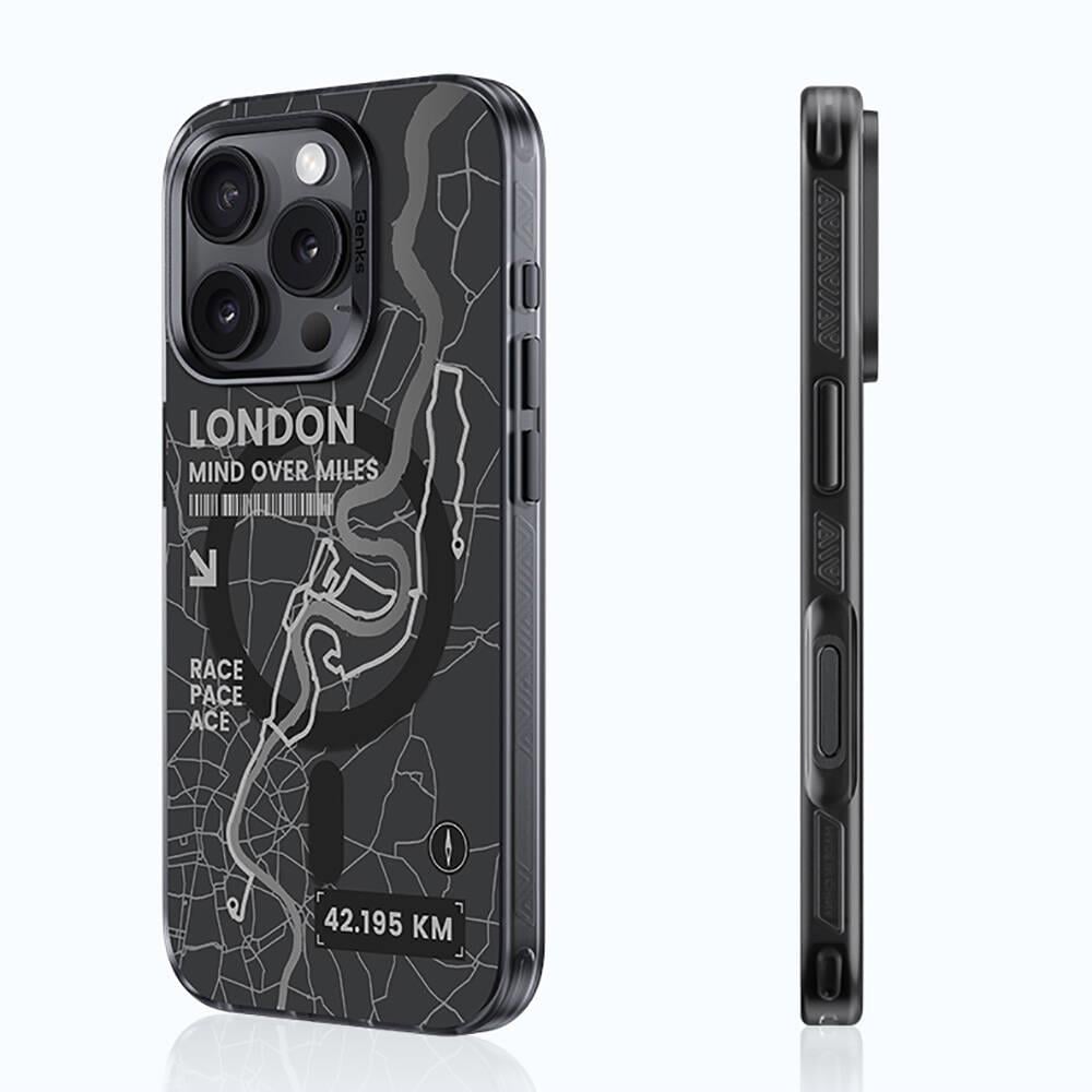 Apple iPhone 16 Pro Max Kılıf M-safe Şarj Özellikli Benks City Serisi Kapak