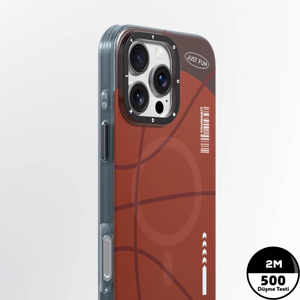 Apple iPhone 16 Pro Max Kılıf M-safe Şarj Özellikli Spor Tasarımlı Youngkit Dynamic Serisi Kapak