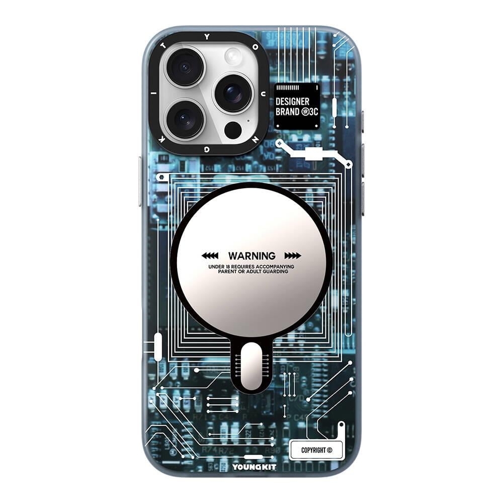 Apple iPhone 16 Pro Max Kılıf M-safe Şarj Özellikli Youngkit Technology Serisi Kapak