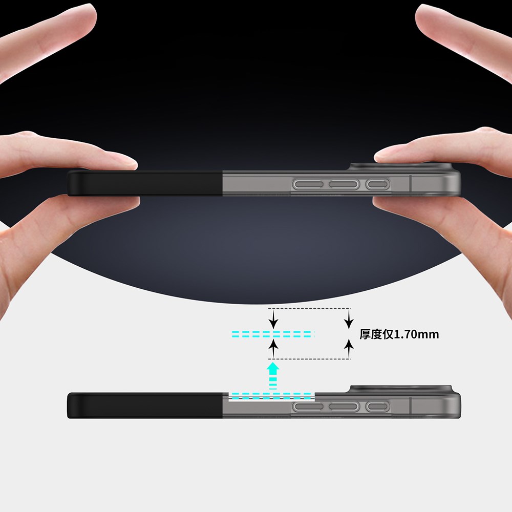 Apple iPhone 16 Pro Max Kılıf M-Safe Şarj Özellikli Mıknatıslı Zore Duble Kapak