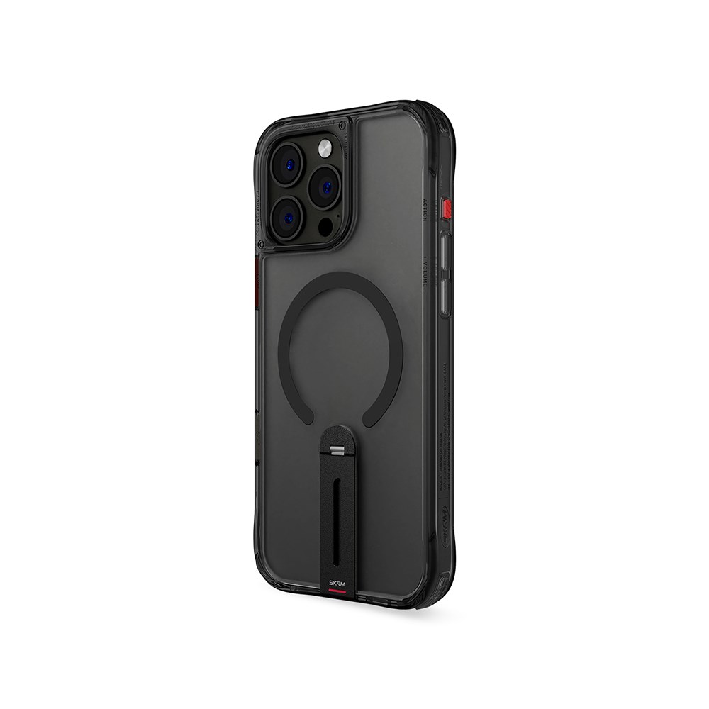 Apple iPhone 16 Pro Max Kılıf M-safe Şarj Özellikli Parlayan Simli Zore Okso Kapak