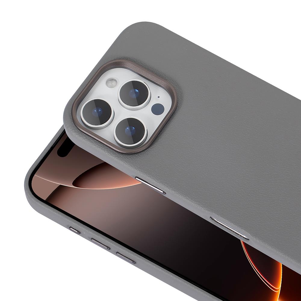 Apple iPhone 16 Pro Max Kılıf M-safe Şarj Özellikli PU Deri Zore Adora Kapak