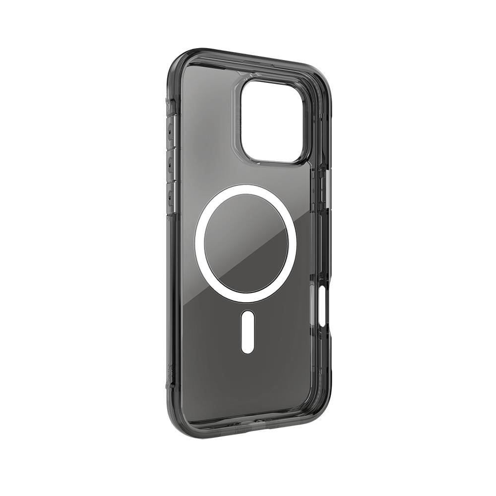 Apple iPhone 16 Pro Max Kılıf M-safe Şarj Özellikli Raptic Air Serisi Airbag Tasarımlı Metal Köşelikli Şeffaf Kapak