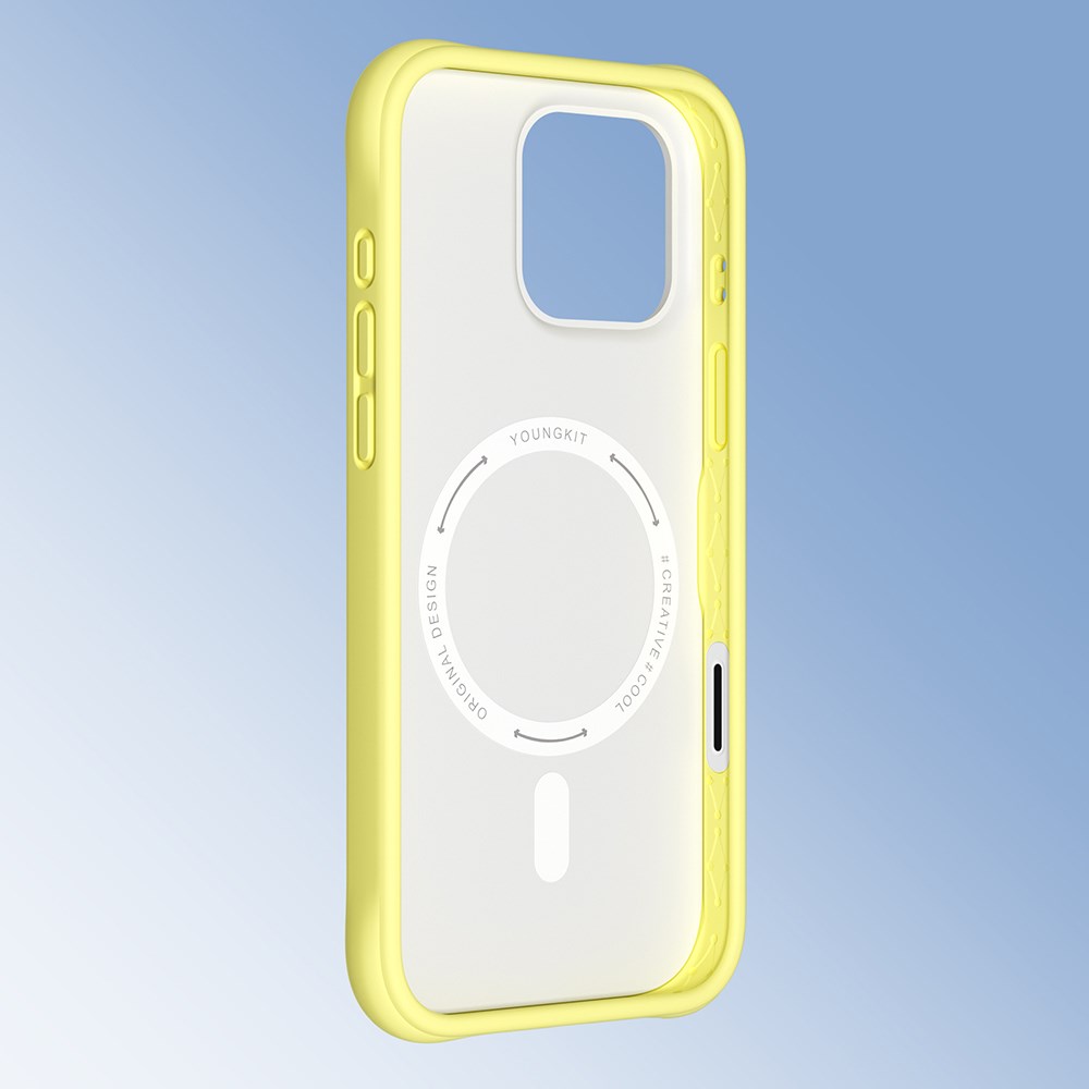 Apple iPhone 16 Pro Max Kılıf M-safe Şarj Özellikli Youngkit Macaroon Serisi Kapak