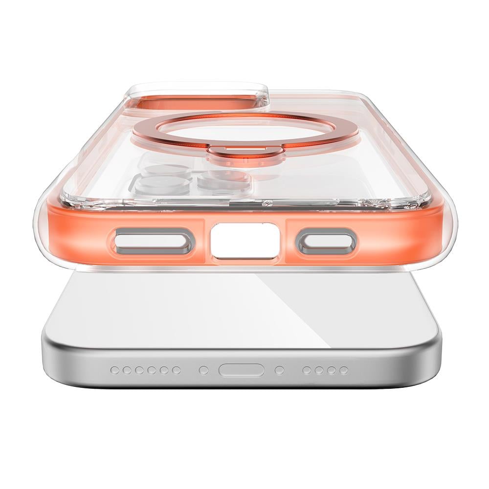 Apple iPhone 16 Pro Max Kılıf M-safe Şarj Özellikli Raptic AirJoy Serisi 360 Derece Dönebilen Standlı Kapak