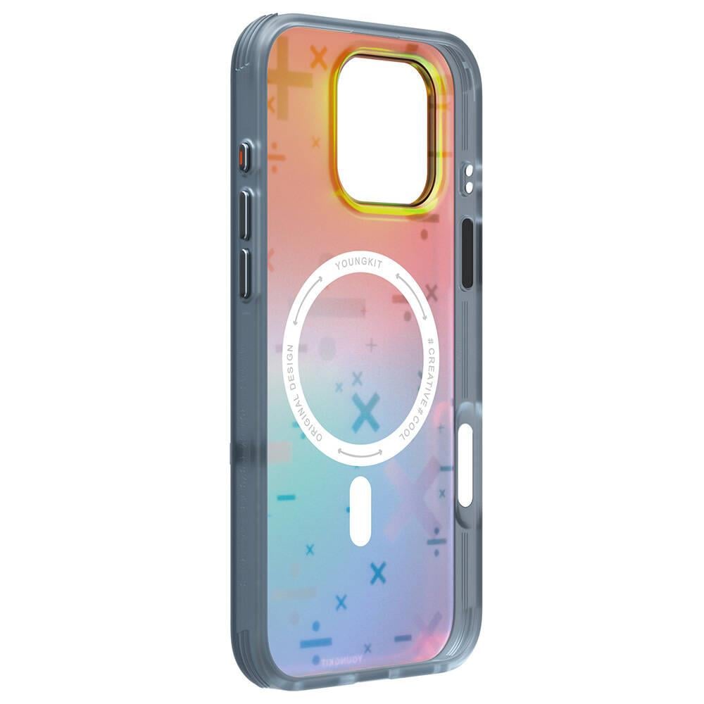 Apple iPhone 16 Pro Max Kılıf M-safe Şarj Özellikli Youngkit Mathematical Serisi Kapak