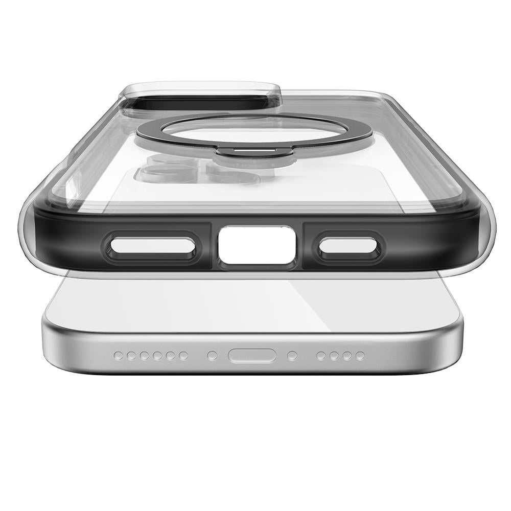 Apple iPhone 16 Pro Max Kılıf M-safe Şarj Özellikli Raptic AirJoy Serisi 360 Derece Dönebilen Standlı Kapak