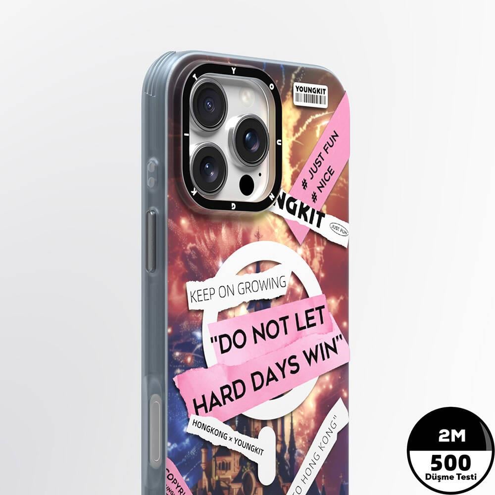 Apple iPhone 16 Pro Max Kılıf M-safe Şarj Özellikli Youngkit A-City Serisi Kapak