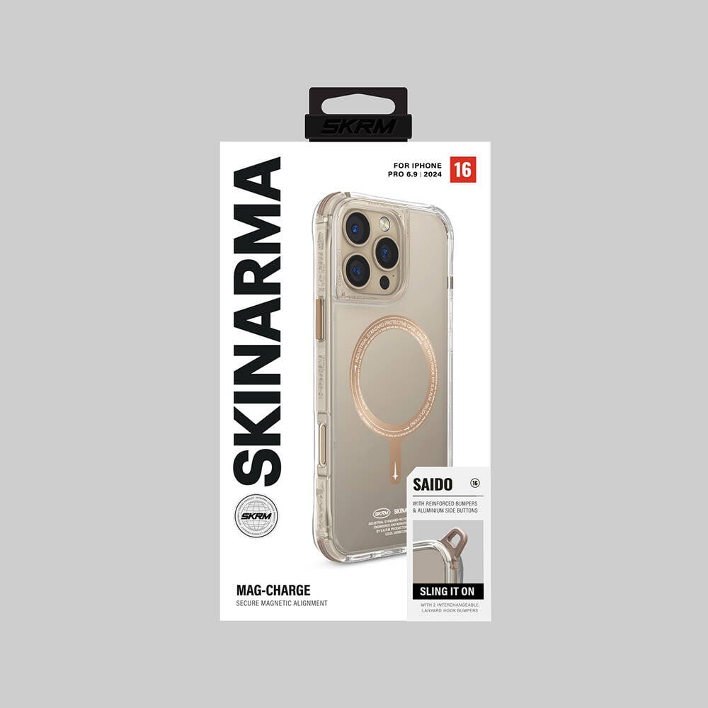 Apple iPhone 16 Pro Max Kılıf M-safe Şarj Özellikli Karbon Fiber Benks Montage ArmorAir Kevlar Kapak