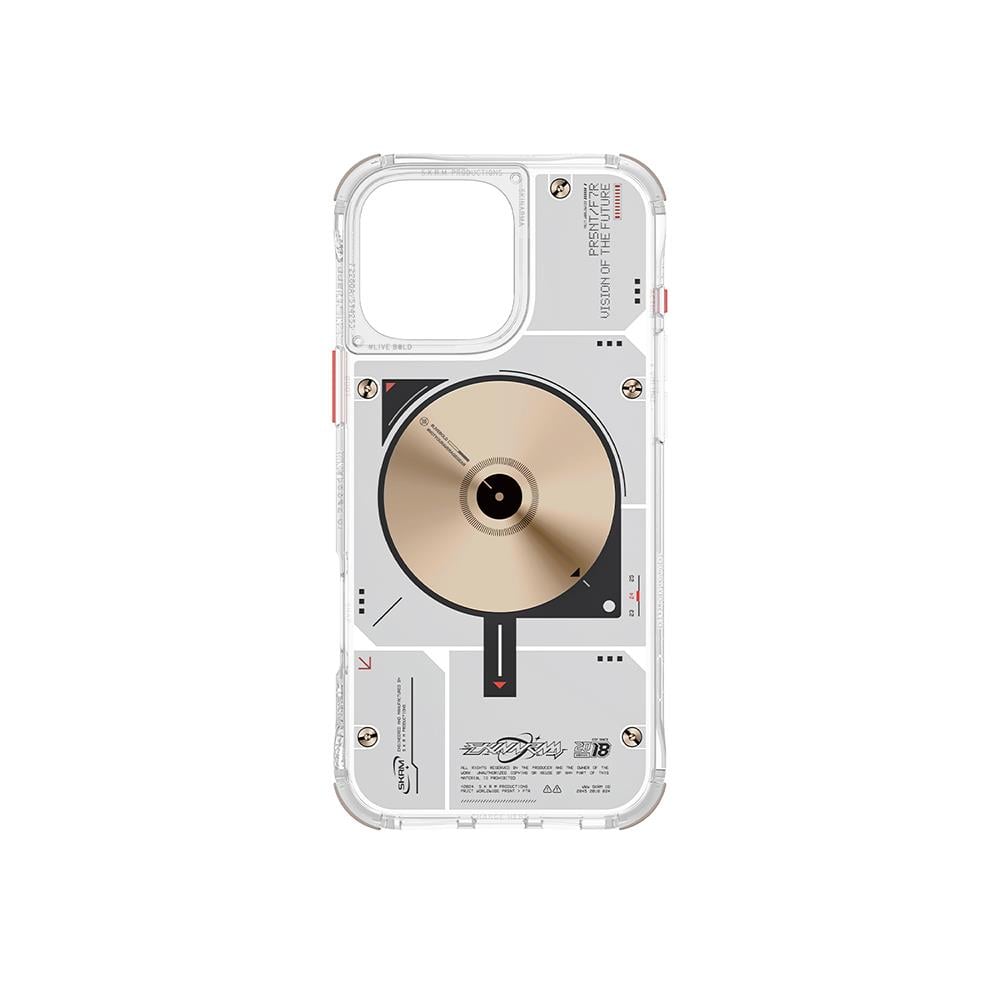 Apple iPhone 16 Pro Max Kılıf M-safe Şarj Özellikli Disk Desenli Airbag Tasarımlı Skinarma Nova Kapak