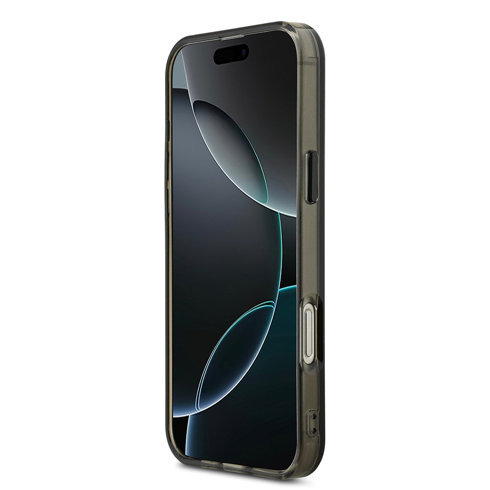 Apple iPhone 16 Pro Max Kılıf Mercedes Benz Orjinal Lisanslı M-safe Şarj Özellikli Buzlu PC Nostaljik Yıldız Dizayn Kapak