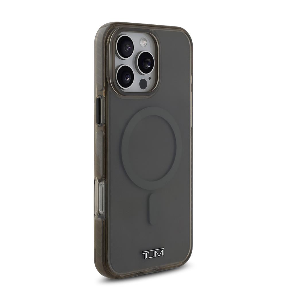 Apple iPhone 16 Pro Max Kılıf TUMI Orjinal Lisanslı M-safe Şarj Özellikli Airbagli Transparan Kapak