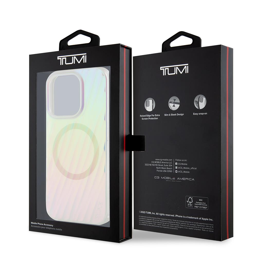 Apple iPhone 16 Pro Max Kılıf TUMI Orjinal Lisanslı M-safe Şarj Özellikli Transparan Kapak