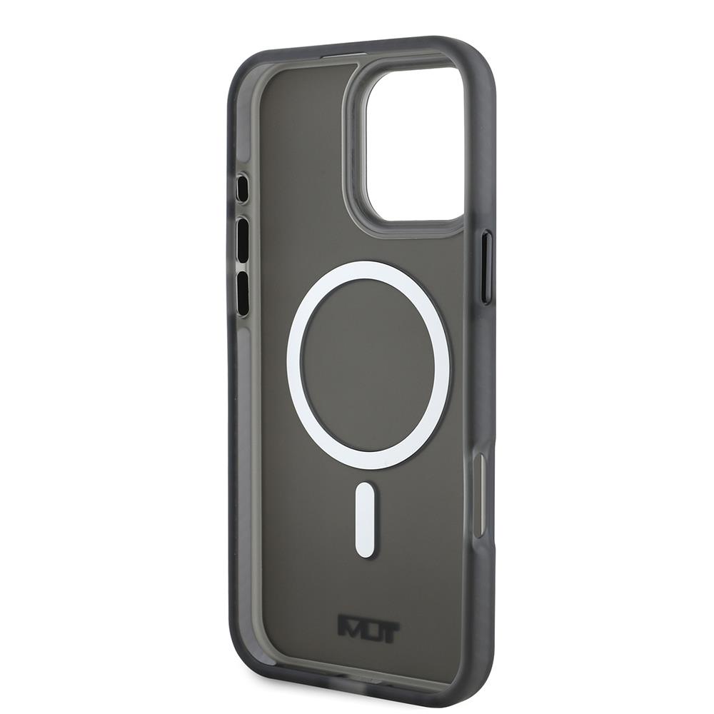Apple iPhone 16 Pro Max Kılıf TUMI Orjinal Lisanslı M-safe Şarj Özellikli Airbagli Buzlu Transparan Kapak