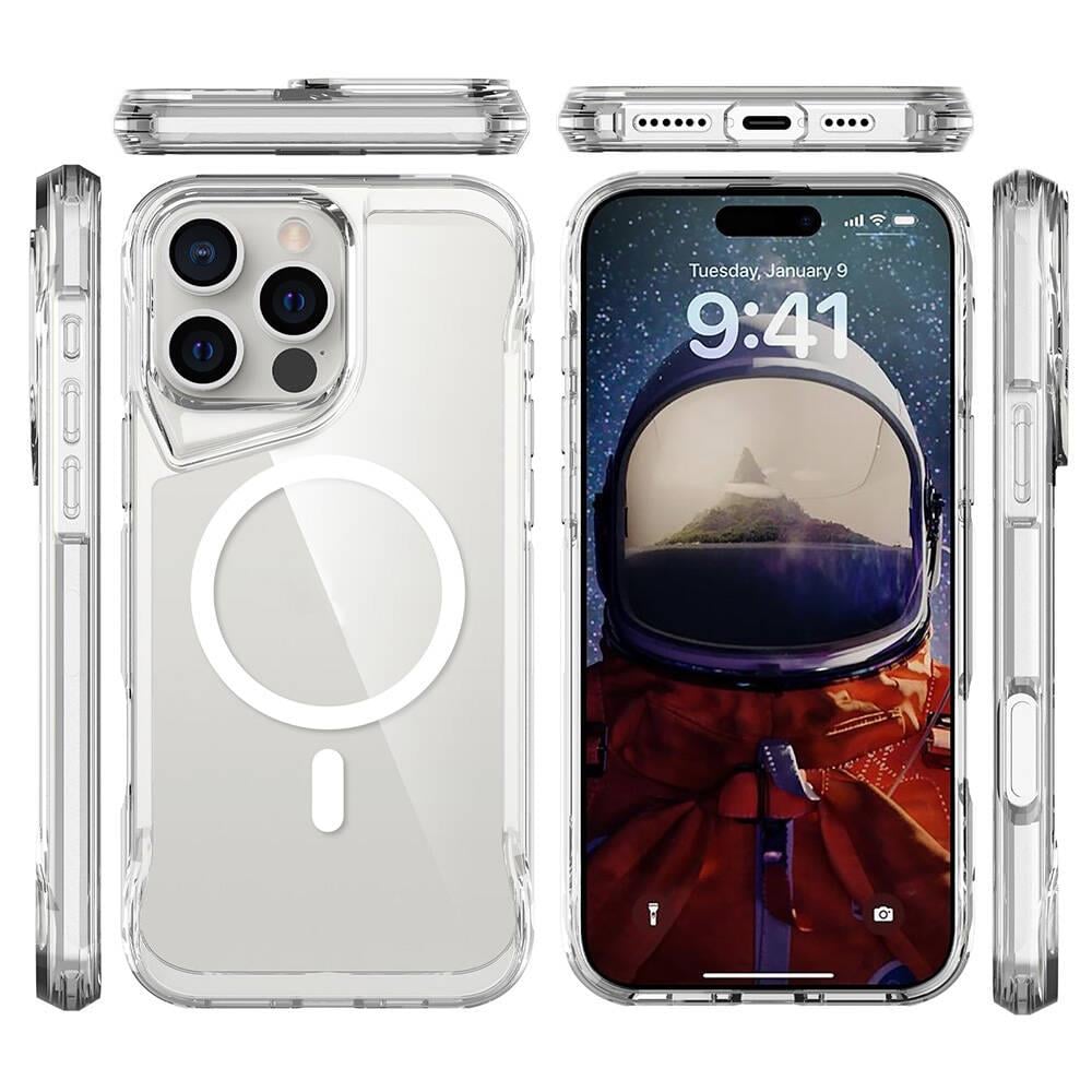 Apple iPhone 16 Pro Max Kılıf Zore M-safe Şarj Özellikli T-Max M-safe Kapak