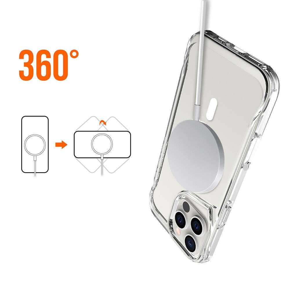 Apple iPhone 16 Pro Max Kılıf Zore M-safe Şarj Özellikli T-Max M-safe Kapak