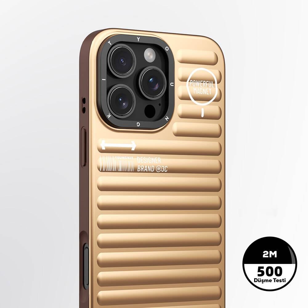Apple iPhone 16 Pro Max M-safe Şarj Özellikli Youngkit Chameleon Serisi Kapak