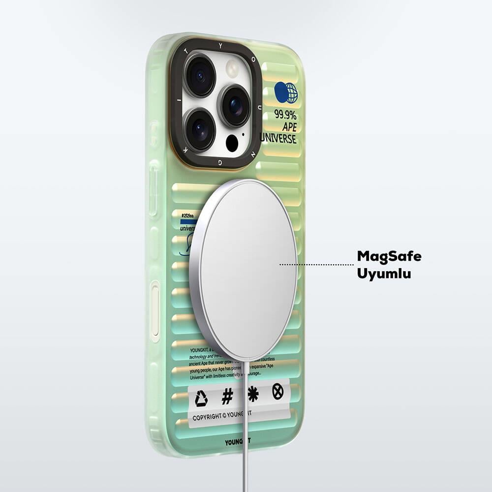 Apple iPhone 16 Pro Max M-safe Şarj Özellikli Youngkit Chameleon Serisi Kapak
