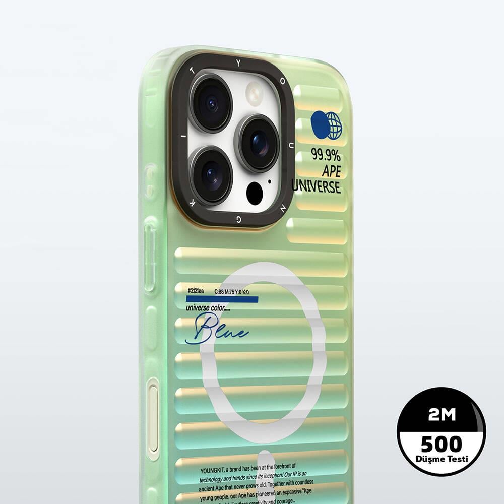 Apple iPhone 16 Pro Max M-safe Şarj Özellikli Youngkit Chameleon Serisi Kapak