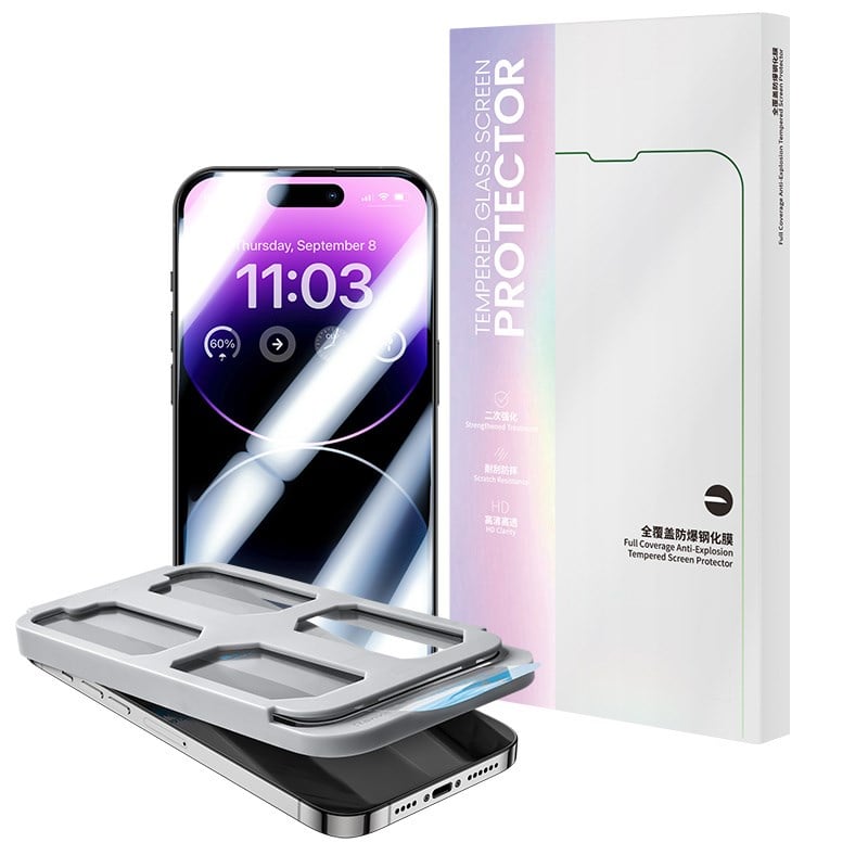 Apple iPhone 16E Benks V Pro Ultra Shield 0.3mm Ekran Koruyucu + Kolay Uygulama Aparatlı