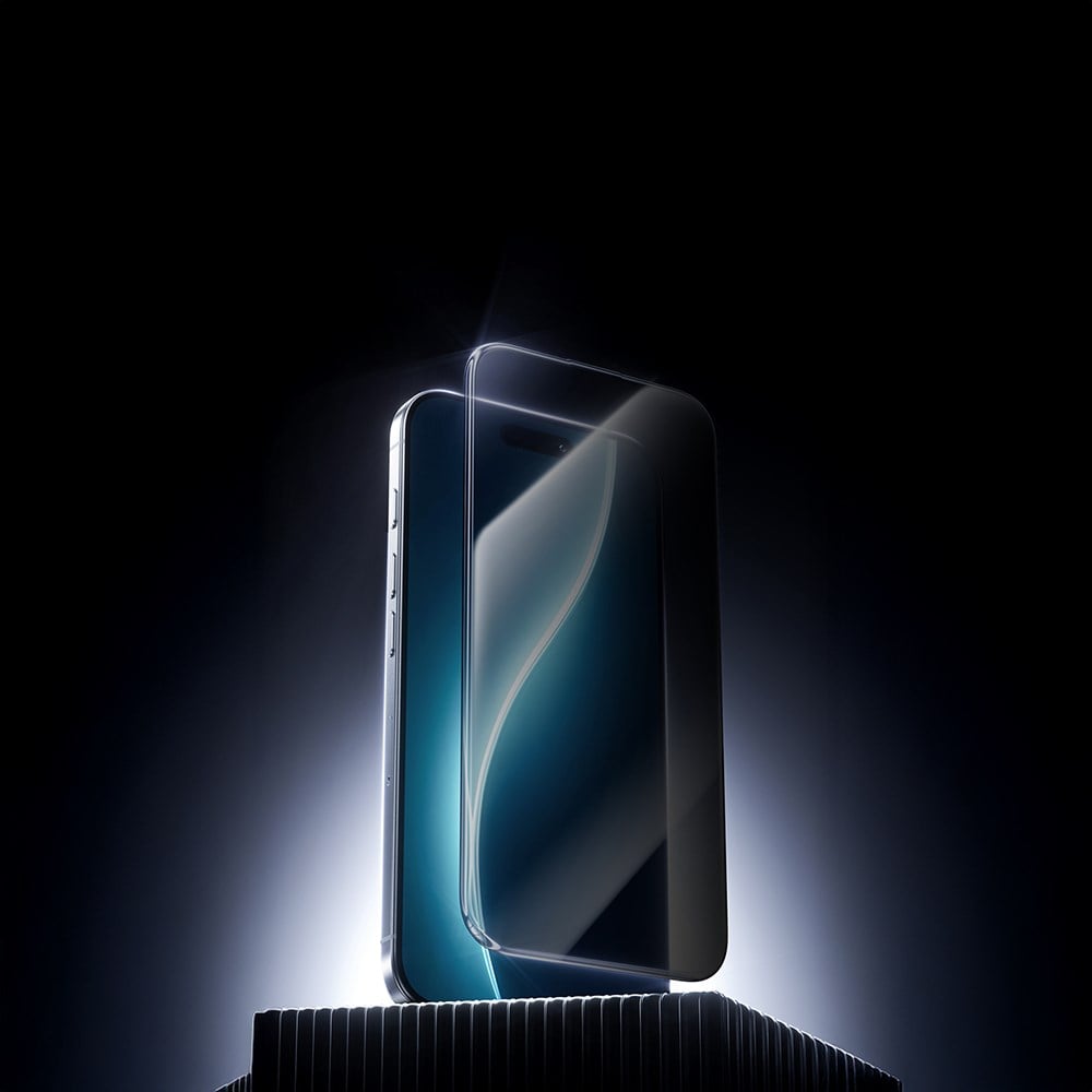 Apple iPhone 17 Air Benks Glass Warrior Privacy HD Cam Ekran Koruyucu + Kolay Uygulama Aparatlı