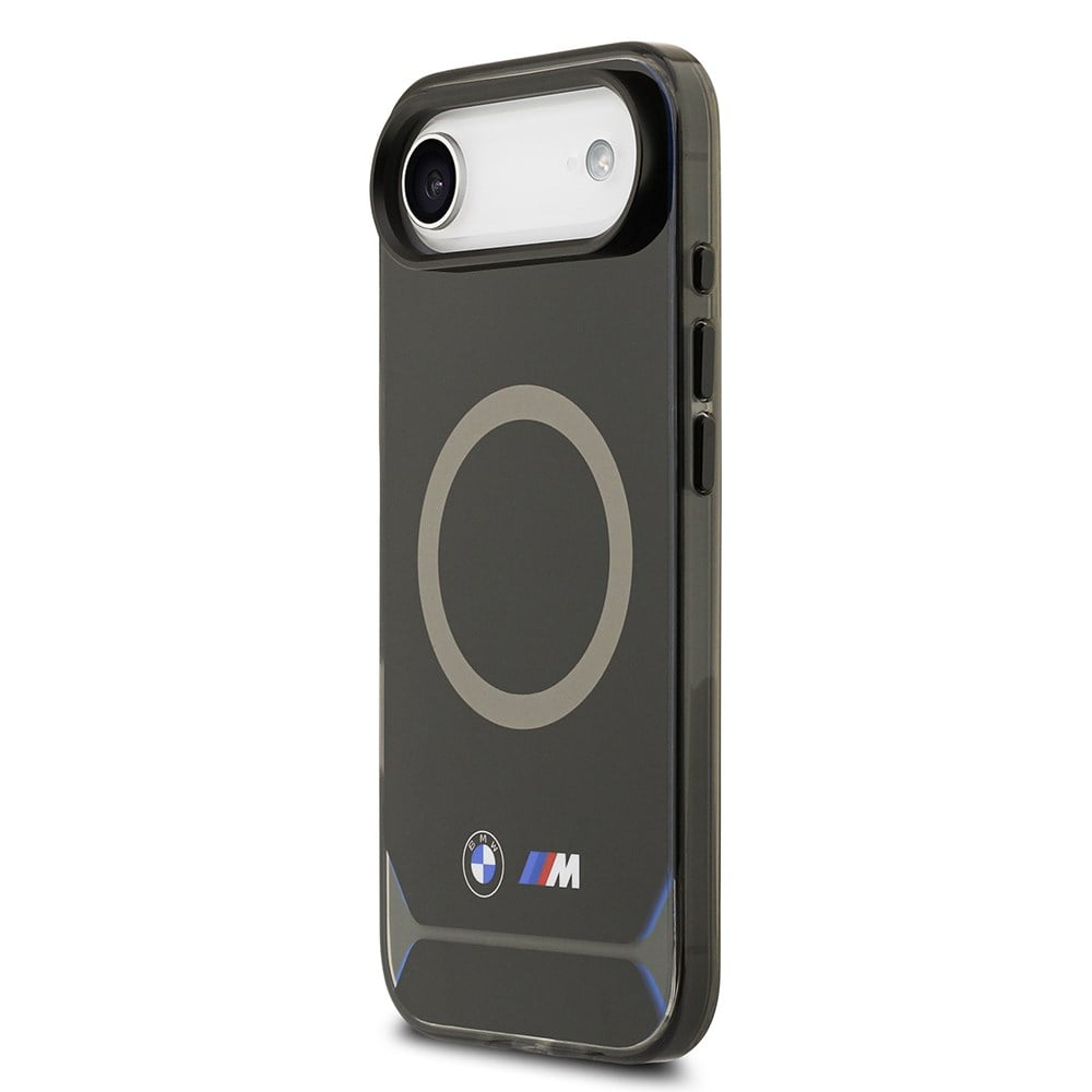 Apple iPhone 17 Air Kılıf BMW Orjinal Lisanslı M-safe Şarj Özellikli Metal Buton Tasarımlı IML Baskılı M Dizayn Kapak