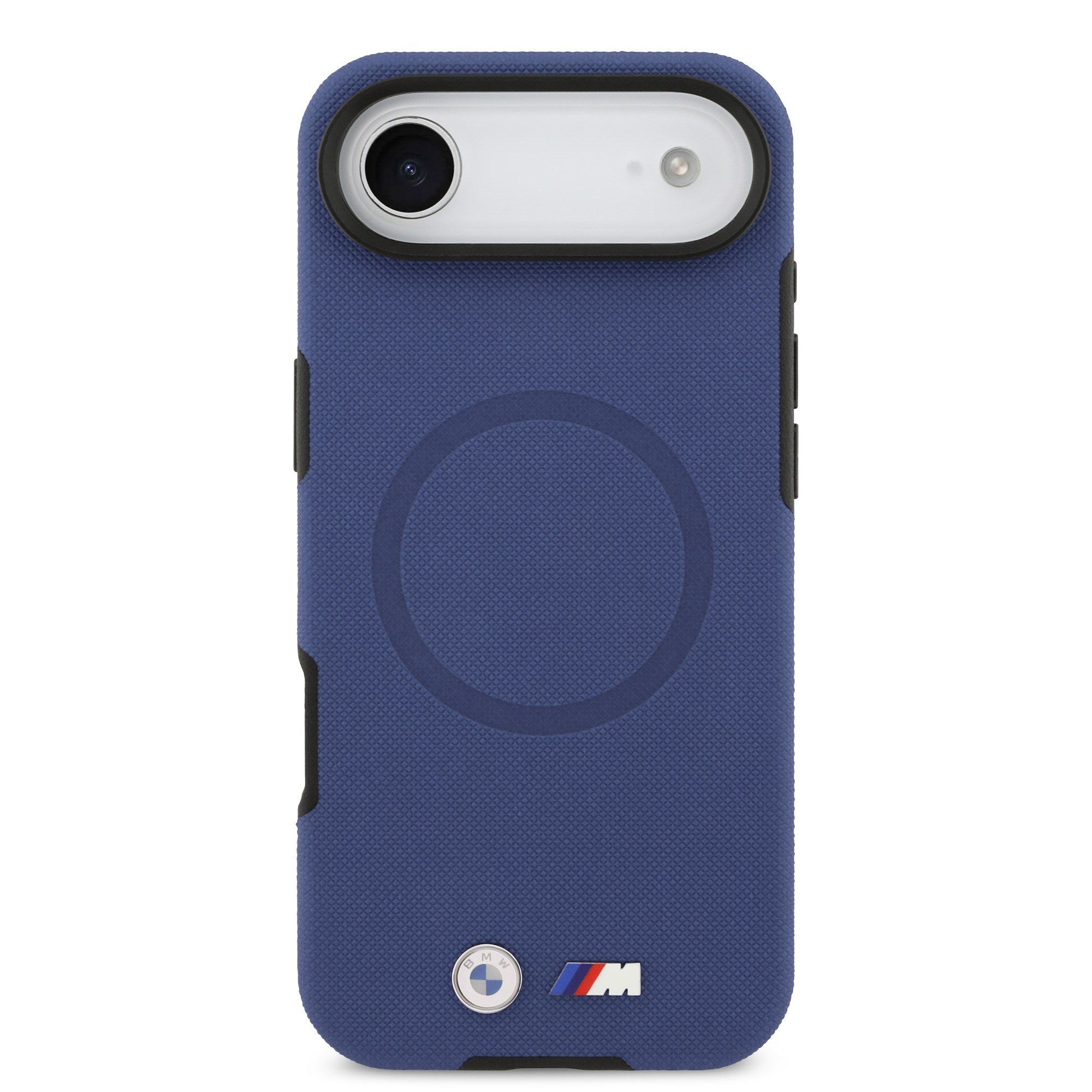Apple iPhone 17 Air Kılıf BMW Orjinal Lisanslı M-safe Şarj Özellikli Metal Logolu Delikli M Dizayn Deri Kapak