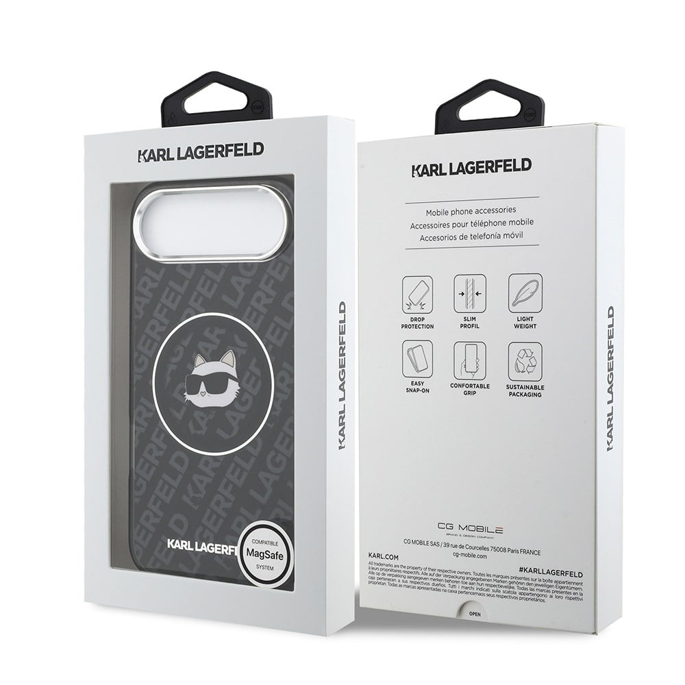 Apple iPhone 17 Air Kılıf Karl Lagerfeld Orjinal Lisanslı IML Baskılı Choupette Heads Kapak