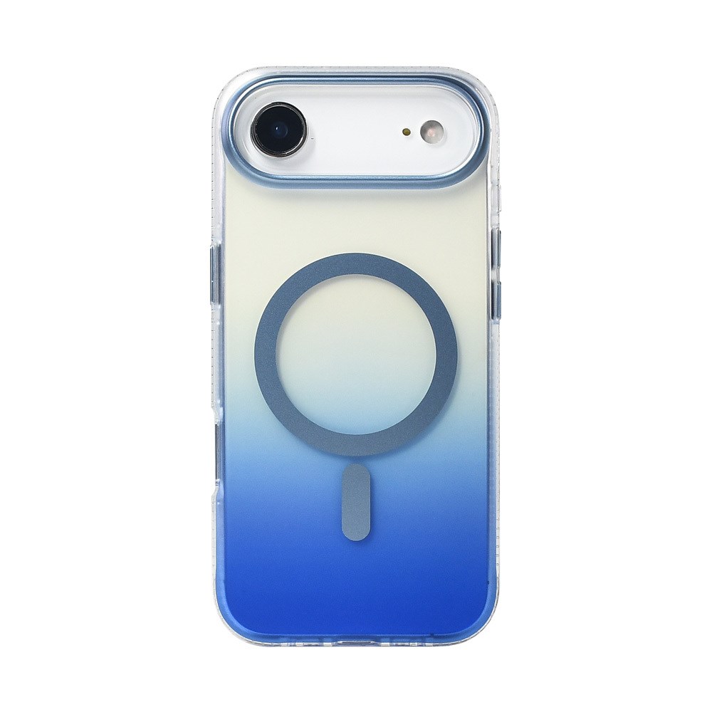 Apple iPhone 17 Air Kılıf M-safe Şarj Özellikli Transparan Renk Geçişli Zore Toros Kapak