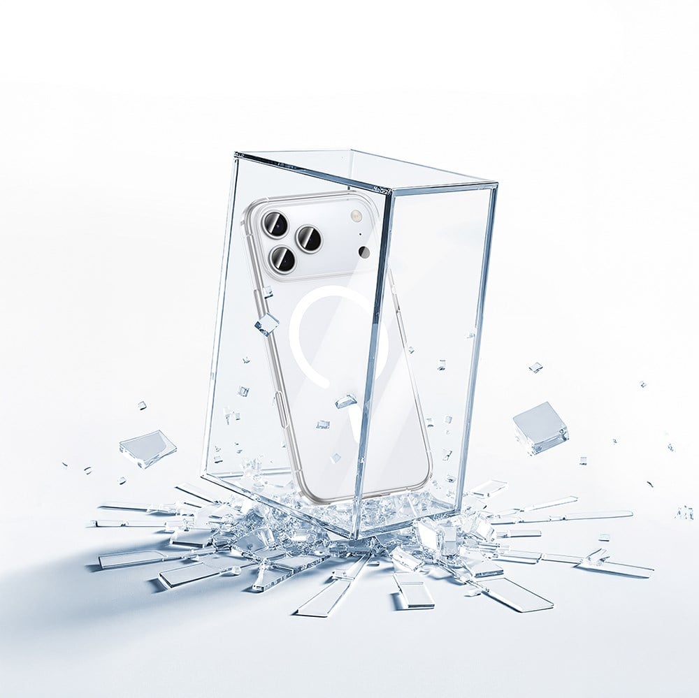 Apple iPhone 17 Air Kılıf M-safe Şarj Özellikli Benks ​​​​​​Crystal Serisi Şeffaf Kapak