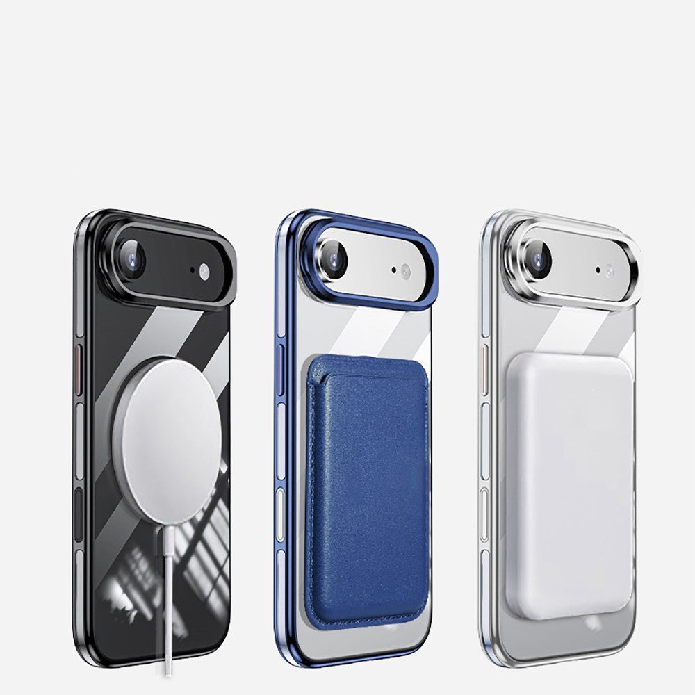 Apple iPhone 17 Air Kılıf M-safe Şarj Özellikli Wlons Standlı Efsane Kapak