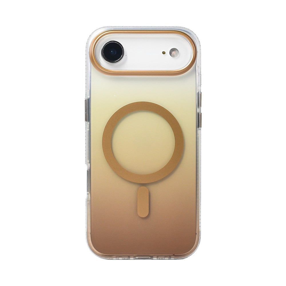 Apple iPhone 17 Air Kılıf M-safe Şarj Özellikli Transparan Renk Geçişli Zore Toros Kapak