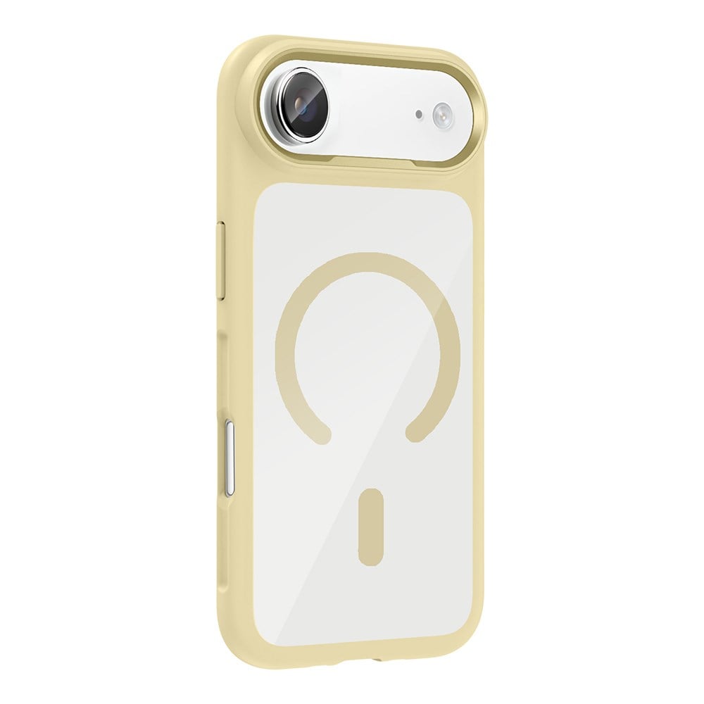 Apple iPhone 17 Air Kılıf M-Safe Şarj Özellikli Metal Kamera Çerçeveli Zore Tiko Kapak