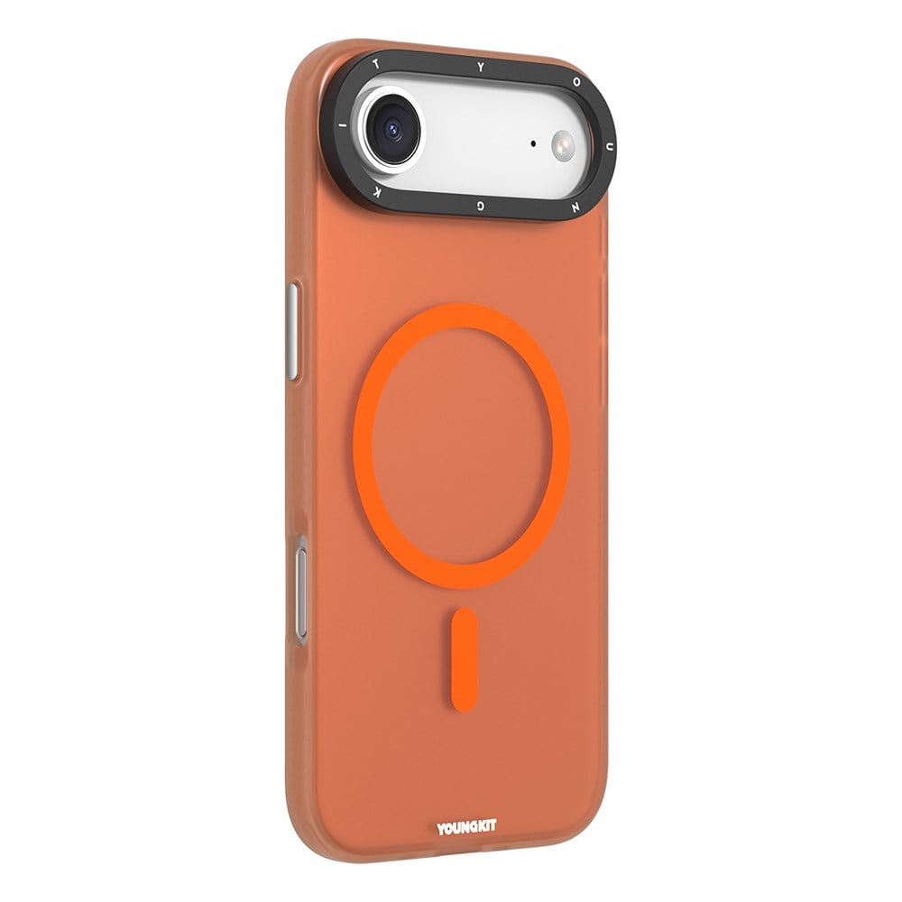 Apple iPhone 17 Air Kılıf M-safe Şarj Özellikli Youngkit Hidden Sand Serisi Kapak