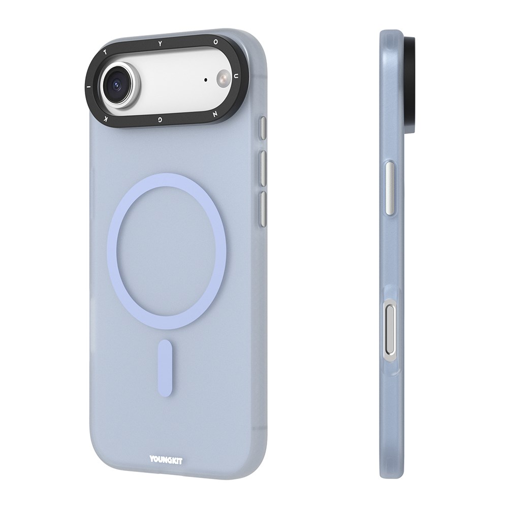 Apple iPhone 17 Air Kılıf M-safe Şarj Özellikli Youngkit Hidden Sand Serisi Kapak
