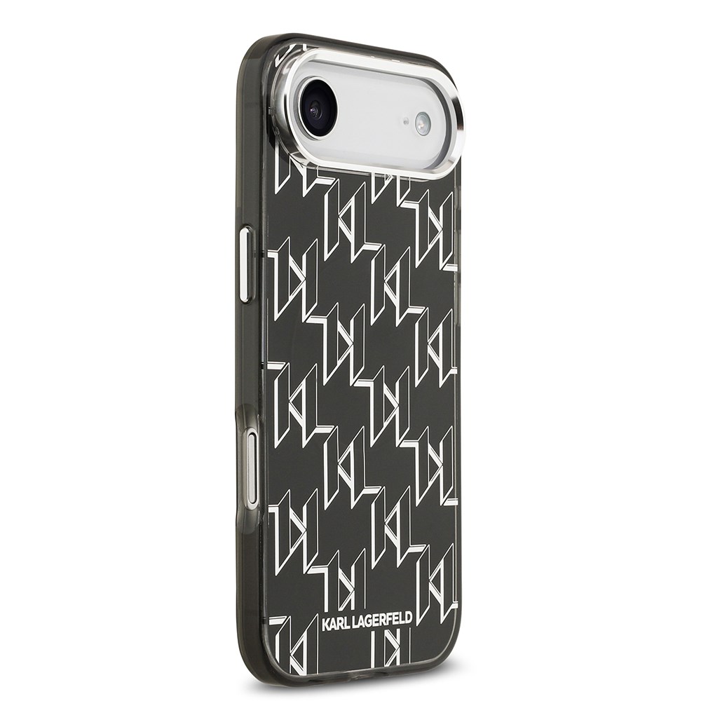 Apple iPhone 17 Air Kılıf Orjinal Lisanslı M-safe Şarj Özellikli Karl Lagerfeld IML Baskılı Monogram Dizayn Kapak