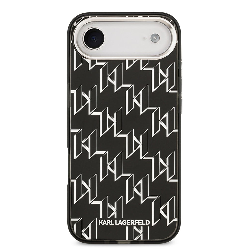 Apple iPhone 17 Air Kılıf Orjinal Lisanslı M-safe Şarj Özellikli Karl Lagerfeld IML Baskılı Monogram Dizayn Kapak