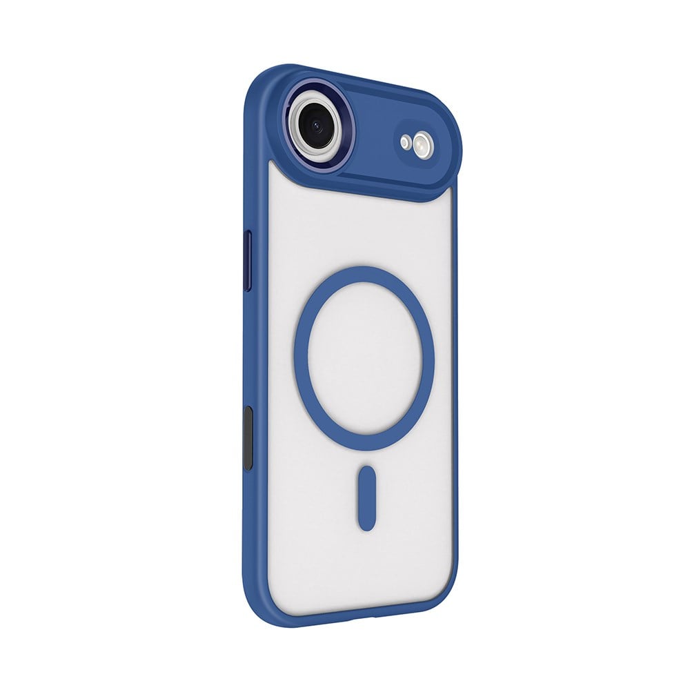 Apple iPhone 17 Air Kılıf Wireless Şarj Özellikli Zore Krom M-safe Silikon Kapak