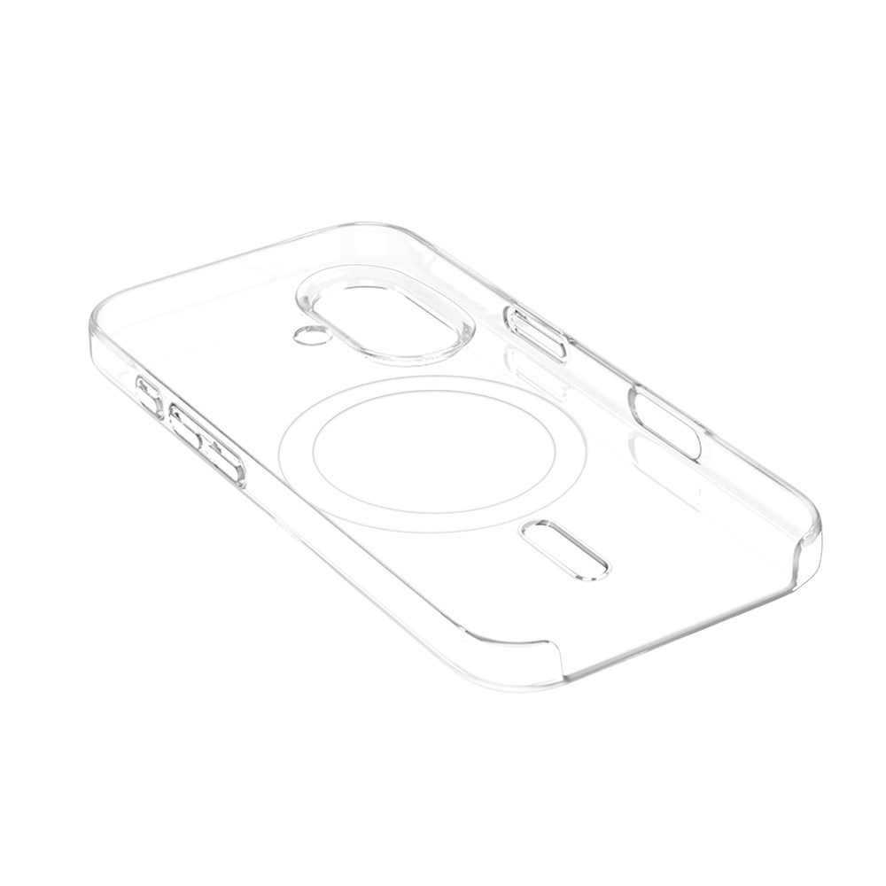 Apple iPhone 17 Kılıf IC Çipli Zore Wireless Şarj Özellikli Şeffaf Orjin Kapak