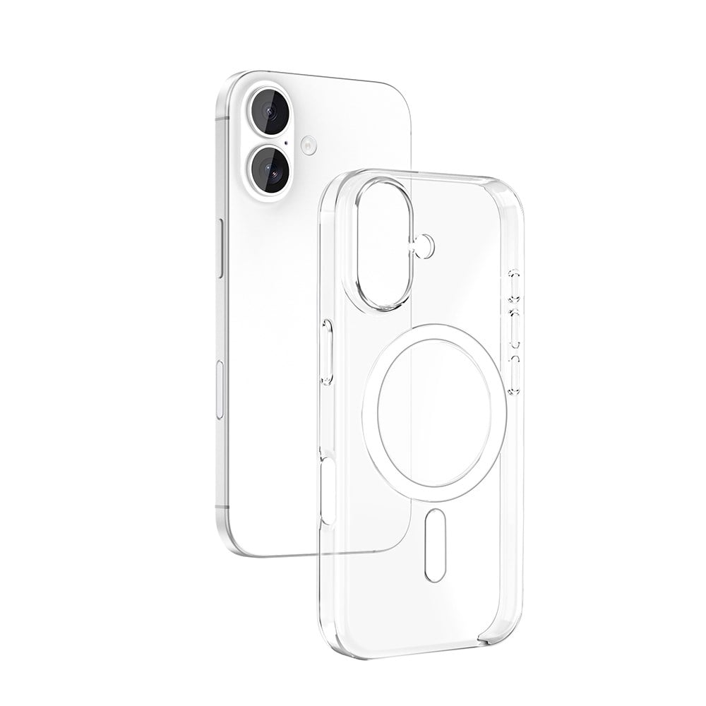Apple iPhone 17 Kılıf IC Çipli Zore Wireless Şarj Özellikli Şeffaf Orjin Kapak