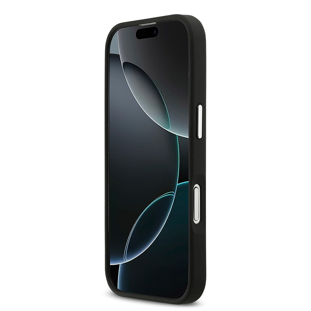 Apple iPhone 17 Kılıf Karl Lagerfeld Orjinal Lisanslı Metal Logolu K&C Heads Pin Kapak