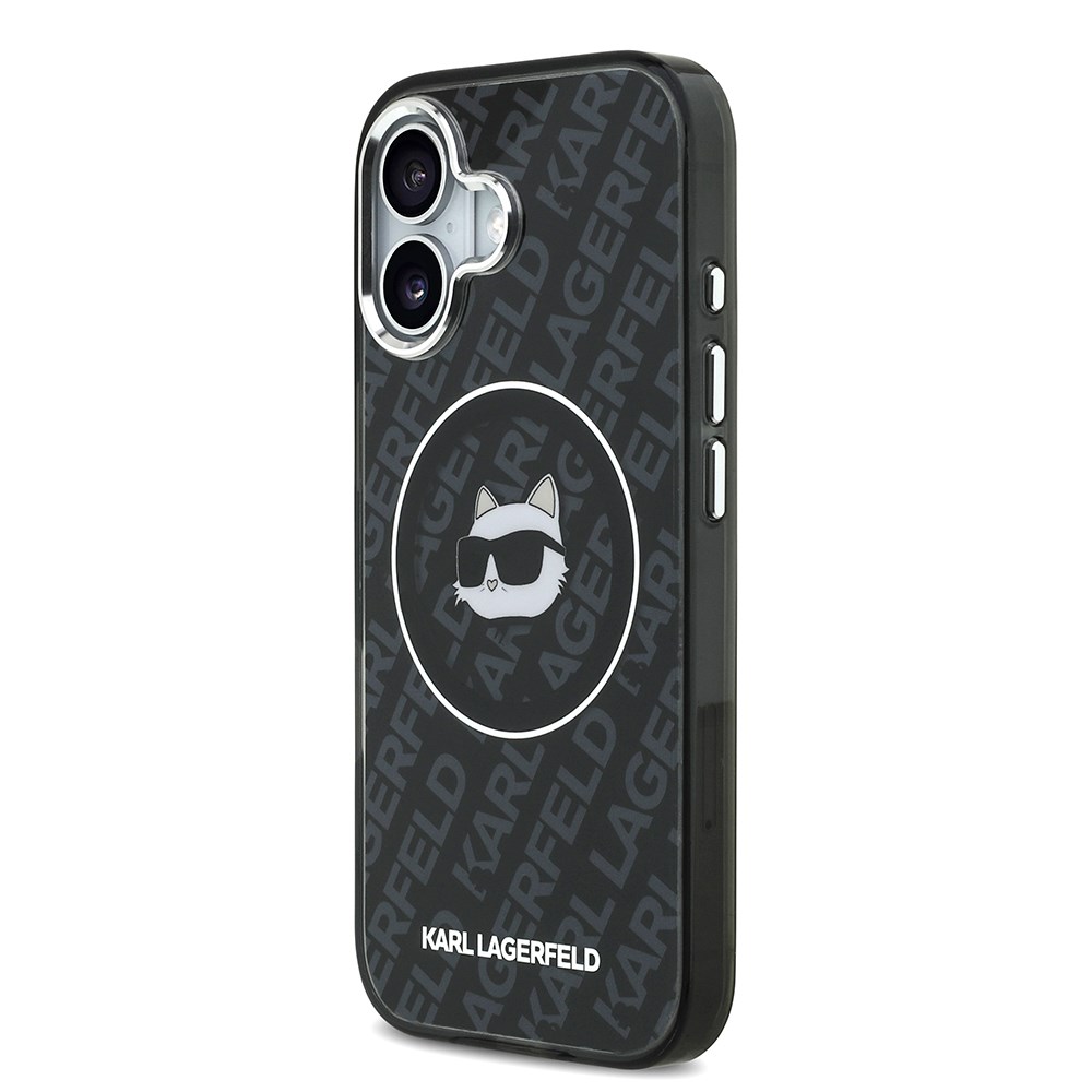 Apple iPhone 17 Kılıf Karl Lagerfeld Orjinal Lisanslı IML Baskılı Choupette Heads Kapak