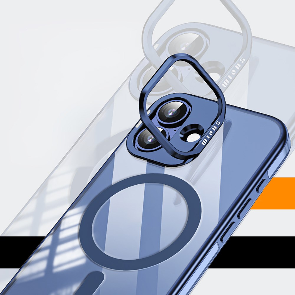 Apple iPhone 17 Kılıf M-safe Şarj Özellikli Wlons Standlı Efsane Kapak