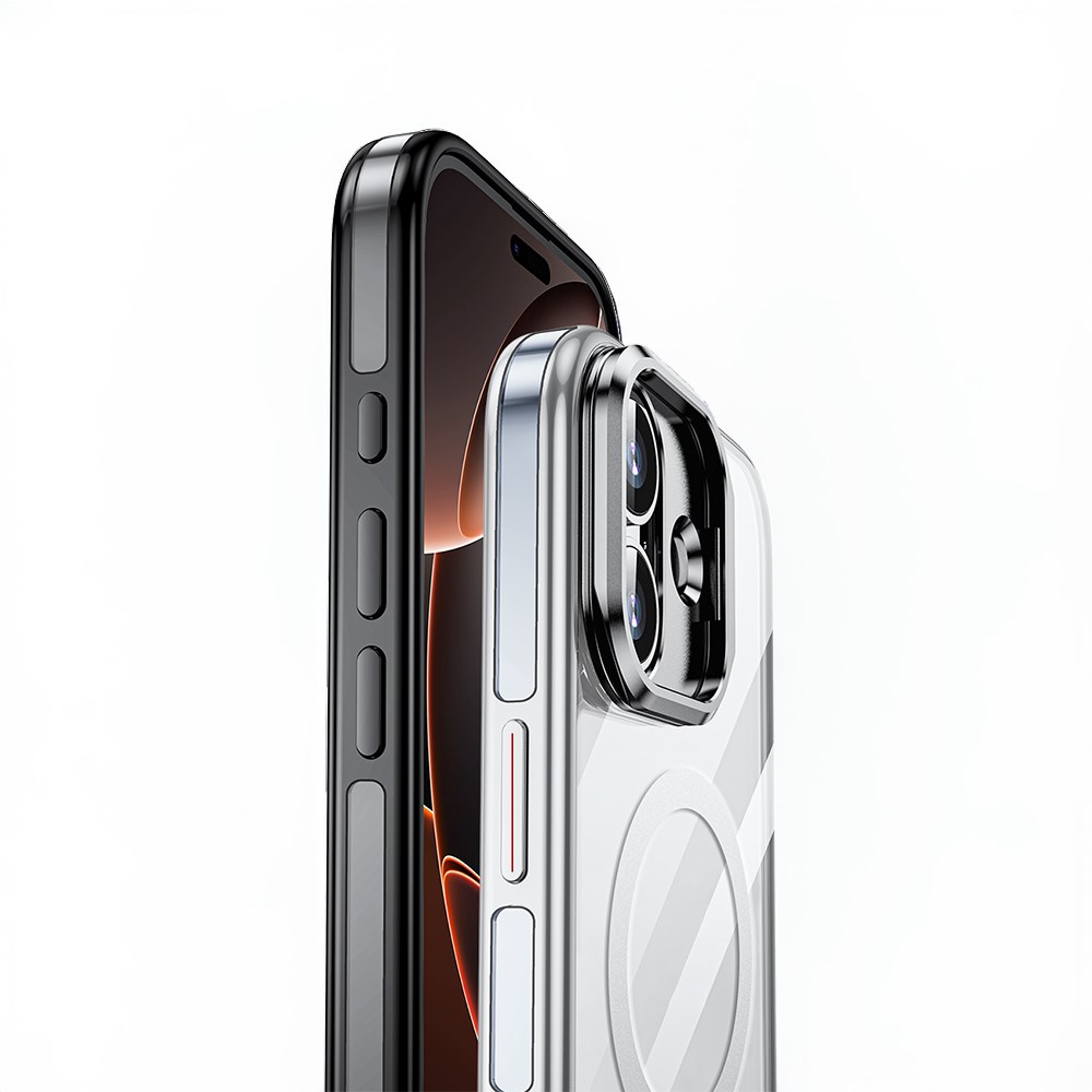 Apple iPhone 17 Kılıf M-safe Şarj Özellikli Wlons Standlı Efsane Kapak