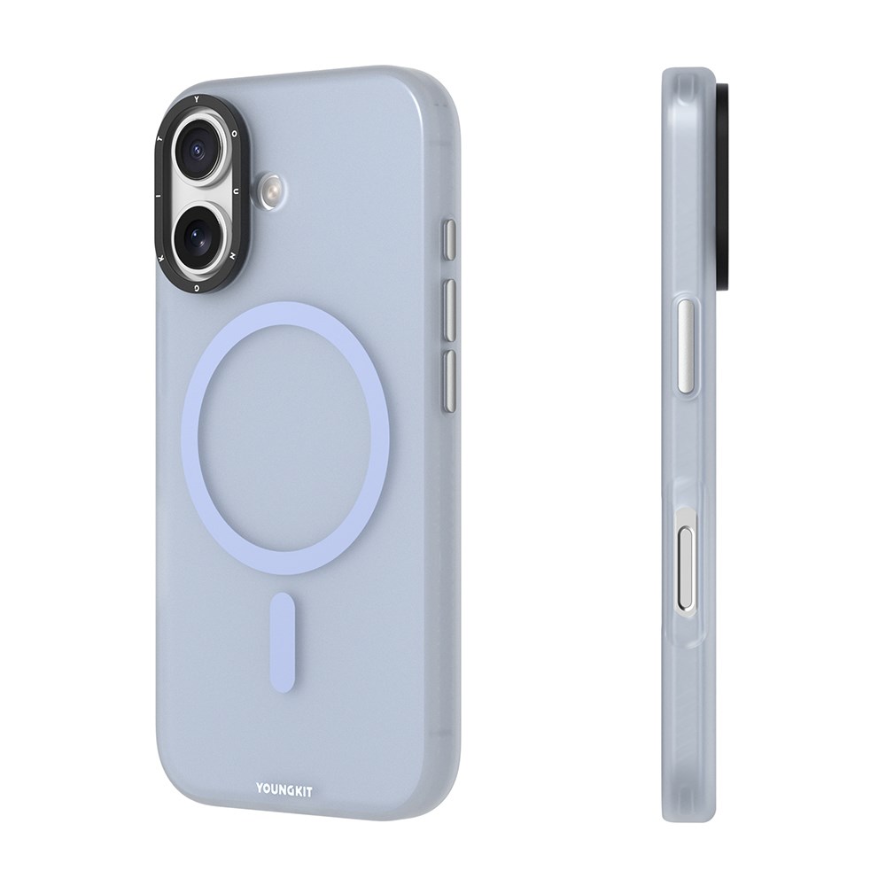 Apple iPhone 17 Kılıf M-safe Şarj Özellikli Youngkit Hidden Sand Serisi Kapak