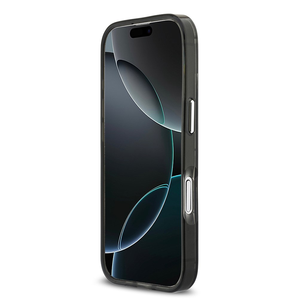 Apple iPhone 17 Kılıf Orjinal Lisanslı M-safe Şarj Özellikli Karl Lagerfeld IML Baskılı Monogram Dizayn Kapak