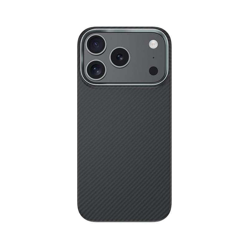 Apple iPhone 17 Pro Kılıf Benks M-safe Şarj Özellikli Metal Kamera Çerçeveli Magnetik ArmorAir 600D Kevlar Fiber Kapak