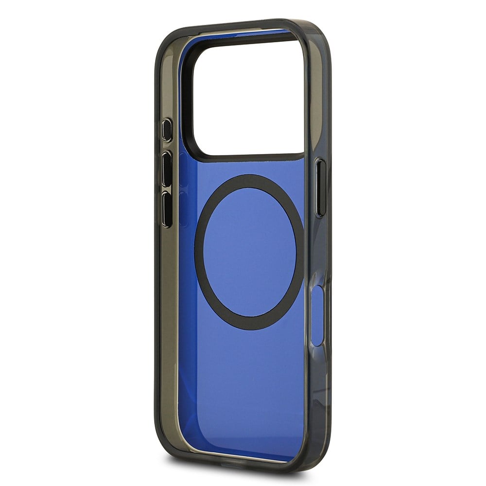 Apple iPhone 17 Pro Kılıf BMW Orjinal Lisanslı M-safe Şarj Özellikli Metal Buton Tasarımlı IML Baskılı M Dizayn Kapak
