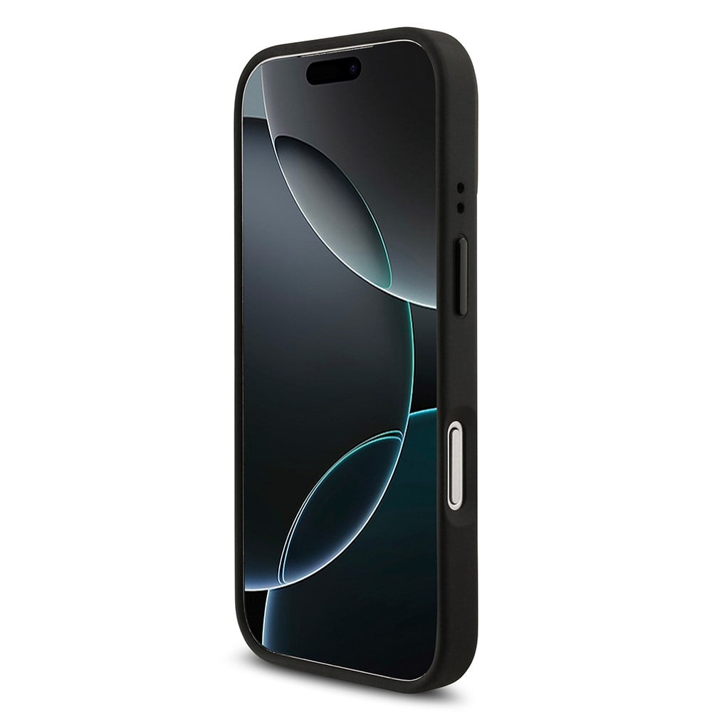 Apple iPhone 17 Pro Kılıf BMW Orjinal Lisanslı M-safe Şarj Özellikli Karbon Fiber Metal Logolu Kapak