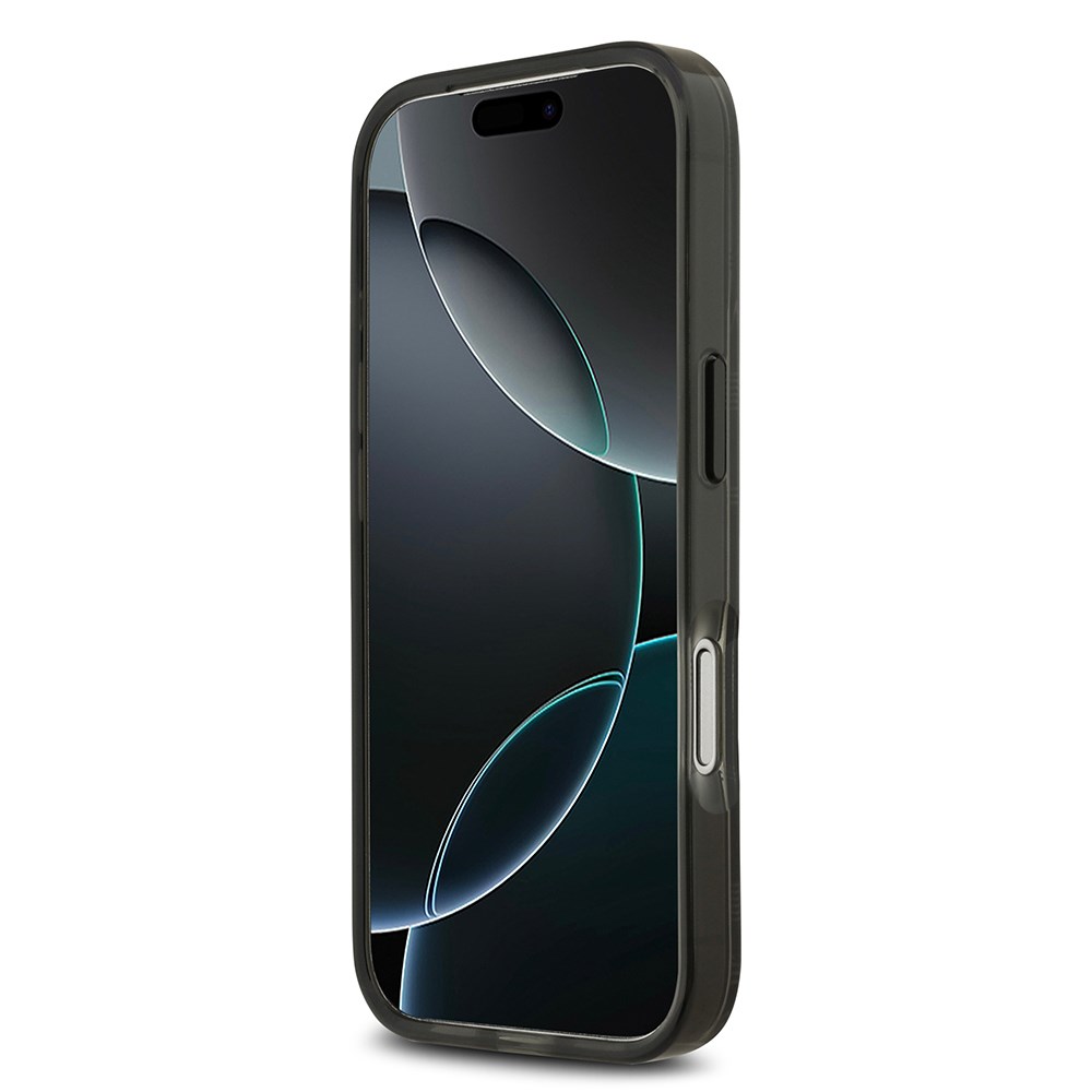 Apple iPhone 17 Pro Kılıf BMW Orjinal Lisanslı M-safe Şarj Özellikli Metal Kamera Butonlu Yatay Şeritli M Dizayn Kapak